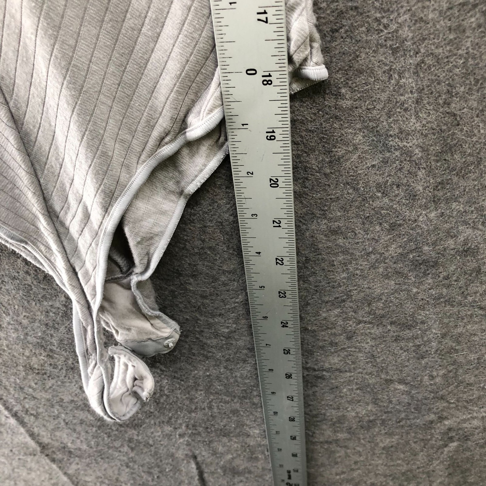 Uniqlo Alexander Wang Heattech Extra Warm Bodysuit Womens XS Mock Neck Gray