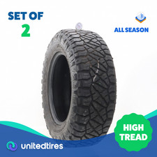 Set Of 2 Used 27565r18 Nitto Ridge Grappler 116t - 1132 Set Of 2 Used 27565r18 Nitto Ridge Grappler 116t - 1132