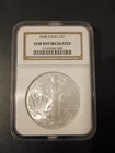 2008 American 1oz Silver Eagle S$1 NGC Gem Uncirculated Brown Label