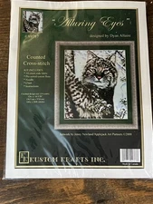 Kustom Krafts Inc. Counted Cross Stitch Kit # 99787 “Alluring Eyes” Unopened