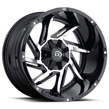 18x9 Vision Off-road 422 Prowler Black Machined Wheel 8x170 12mm