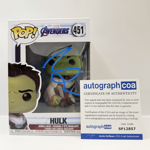 Mark Ruffalo AUTOGRAPH - Hulk 451 - The Avengers - Signed Funko Pop ACOA