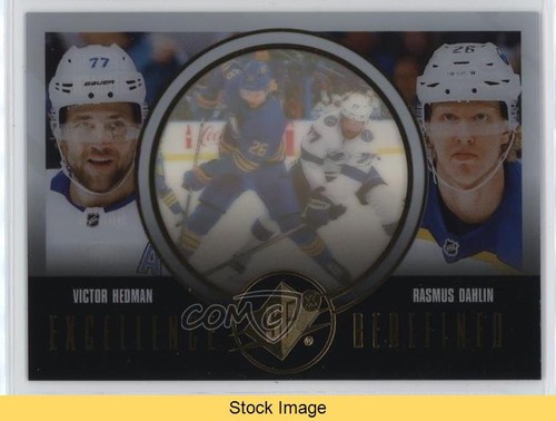 Victor Hedman / Rasmus Dahlin #EX-3 2024 SPx Excellence Redefined card