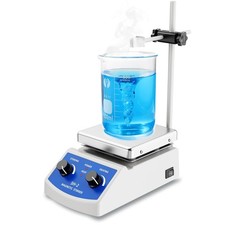 Magnetic Stirrer Hot Plate w/Stir Bar,100-2000rpm Magnetic Hotplate Stirrer, 180