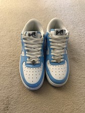 A Bathing Ape Bapesta BAPE STA Blue/White WIT...