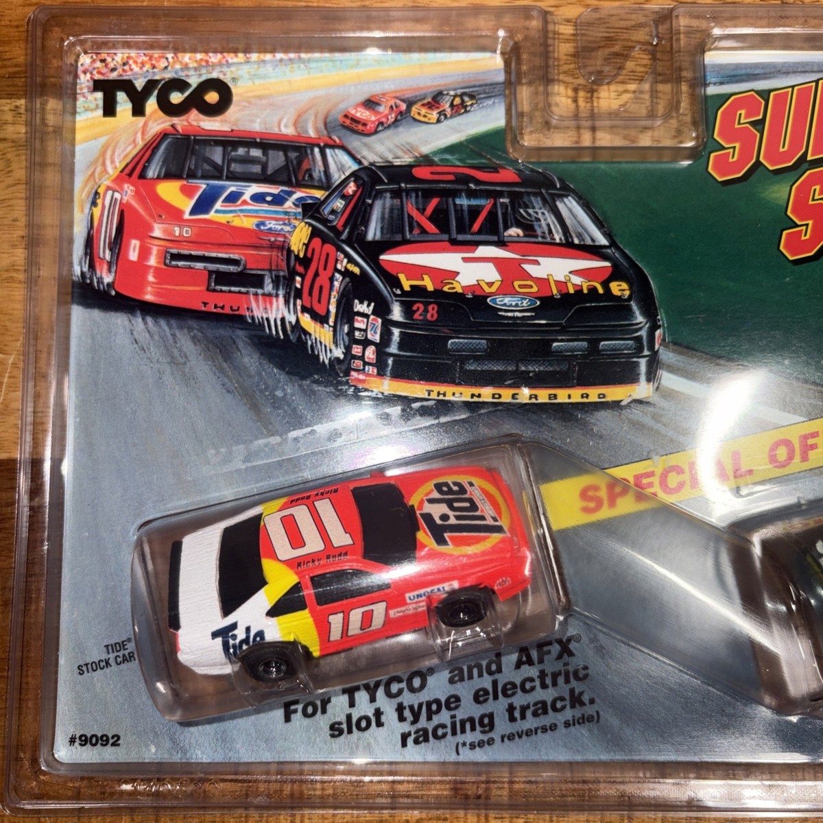 9092 Tyco Super Stockers #28 Havoline Texaco Stock #10 Tide 2 Pack