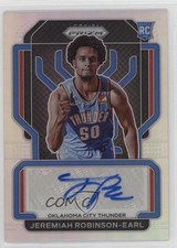 2021-22 Panini Prizm Rookie Signatures Silver Jeremiah Robinson-Earl Auto RC