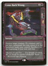 Come Back Wrong (Showcase) MTG Duskmourn: House of Horror 309 R NM