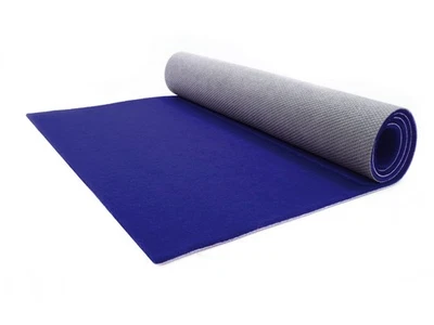 Messeteppich Blau Eventteppich Messe Teppichboden Hochzeitsteppich Gel Rücken - Bild 1 von 4