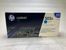 Genuine HP 502A Cyan Toner Cartridge Q6471A NEW AND SEALED.