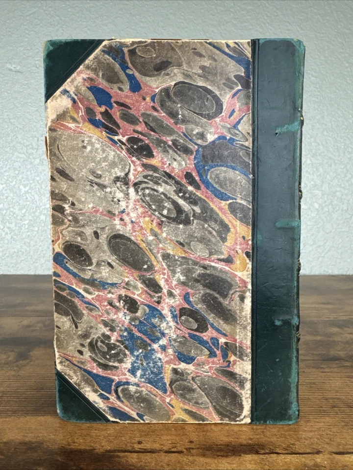 ANTIQUE 1865 GERMAN BOOK: NATHAN DER WEISE BY GOTTHOLD E. LESSING~HUMANIST DRAMA - Image 3 of 4