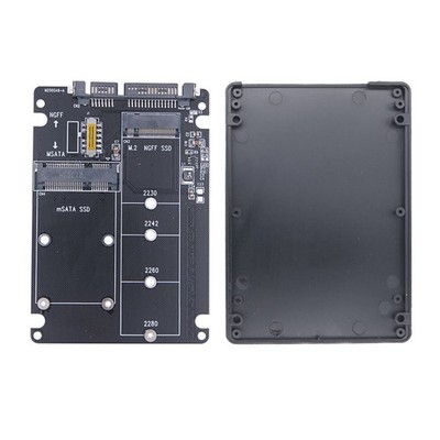 M.2 NGFF MSATA SSD zu  3.0 Adapterkarte 2 im 1 Konverterkarte M.2 SSD Adapt3975