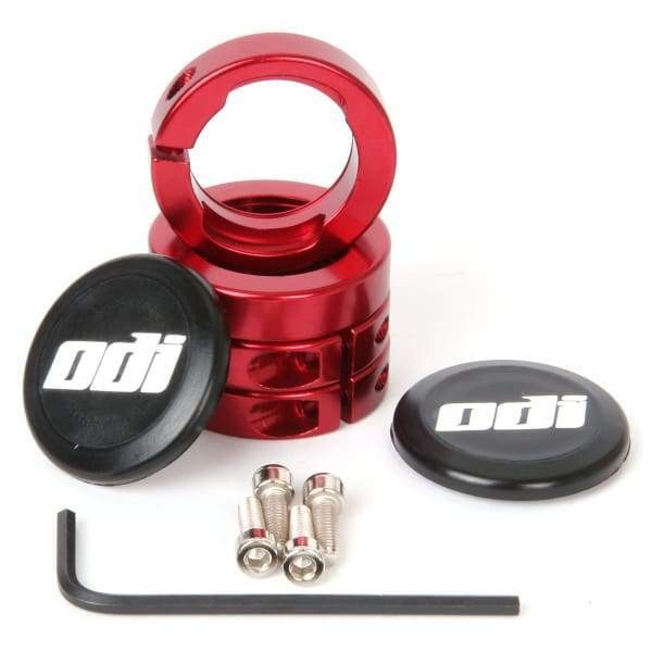Комплект зажимных губок ODI Lock с защелкивающимися колпачками - Красные зажимы для фиксации велосипедов 4490₽