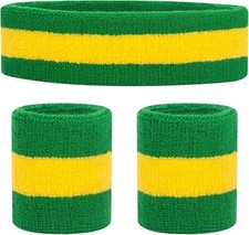 Toddler Sweatbands Set - Athletic Cotton Headband and Wristbands for Youth 1...