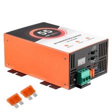 55A RV Power Converter 110V AC to 12V DC, Multi-Stage Smart Charger