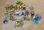 Teenage Mutant Ninja Turtles Lot of 19 Toys Vintage 1990s Check Description