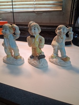 3 Vintage  Ceramic Figurines
