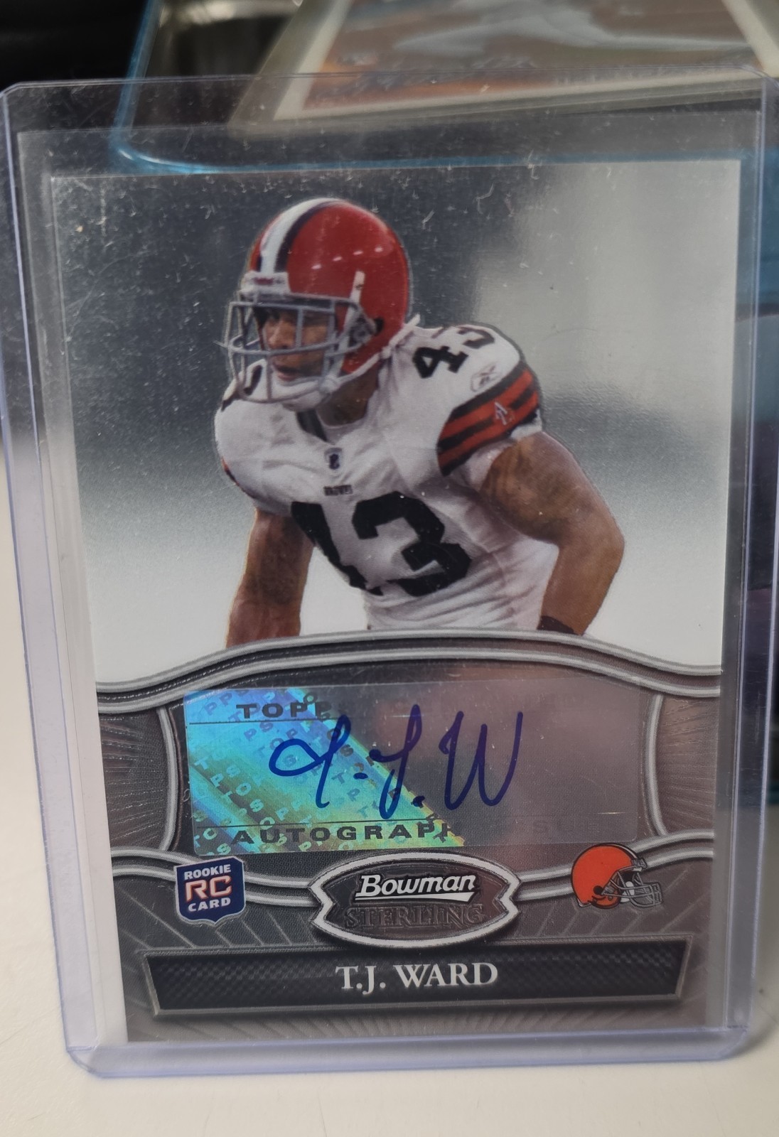 TJ Ward Bowman Sterling Autographs #BSATW Base