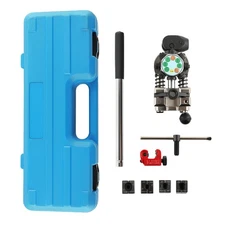 Professional Brake Line Flaring Tool Kit 45 Degree Single for Garages Steel