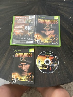 XBOX Game Commandos 2 Men Of Courage CIB Complete In Box Manual Damaged