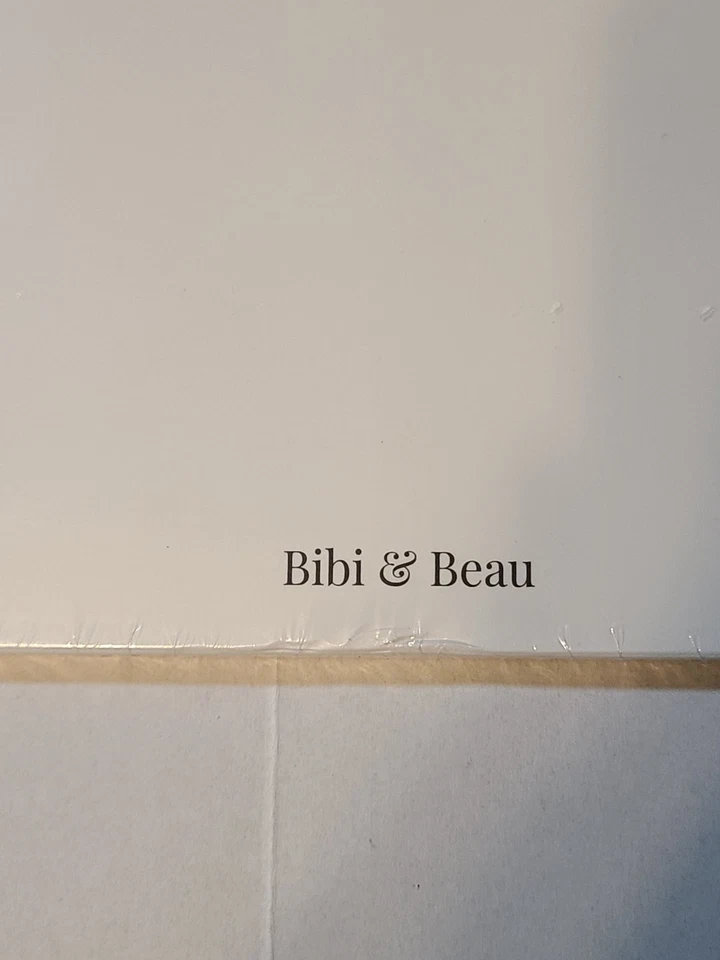 Libro de inicio de sesión de invitados Bibi & Beau Baby Shower con diseño floral/animal nuevo sellado Foto 4 de 4