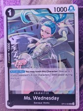 Ms. Wednesday OP14-083 Uncommon The Azure Sea's Seven One Piece Near Mint