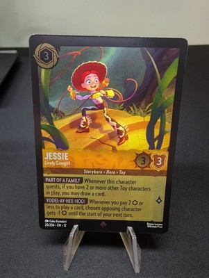 #20 Jessie - Lively Cowgirl - Super Rare - COLD FOIL 2026 Lorcana Wilds Unknown