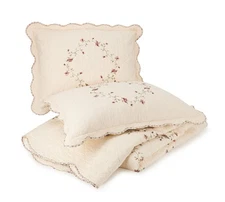 Better Homes & Gardens Burgundy Hannalore 2-Piece Cotton Standard Sham