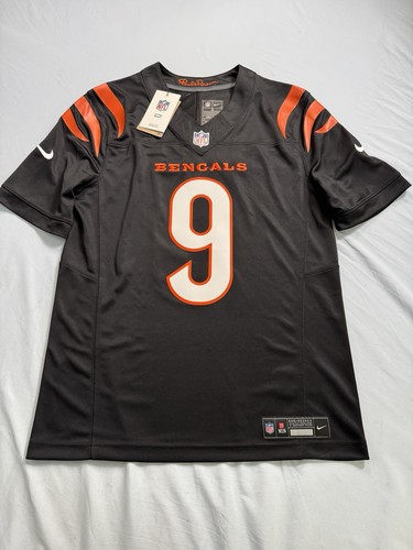 NWT Cincinnati Bengals #9 Burrow Men’s Small Home Game Day Jersey 