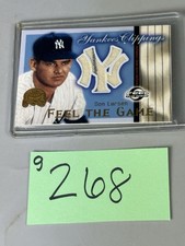 2000 Fleer Yankee Clippings Feel The Game Don Larsen G268