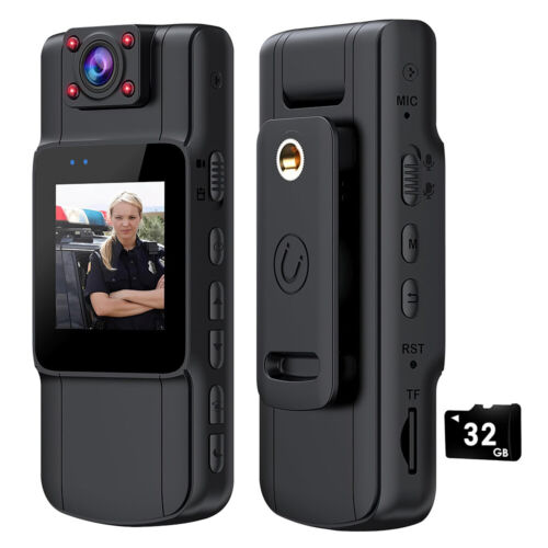 1080P HD Police Body Camera Night Vision for Law Enforcement mini Body Worn Cam - Picture 14 of 14