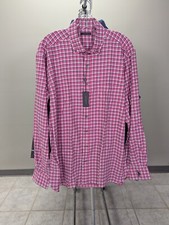 NWT MEN'S TURTLESON JOSHUA TWILL SPORTSHIRT, SIZE: L, COLOR: ROSE M16 