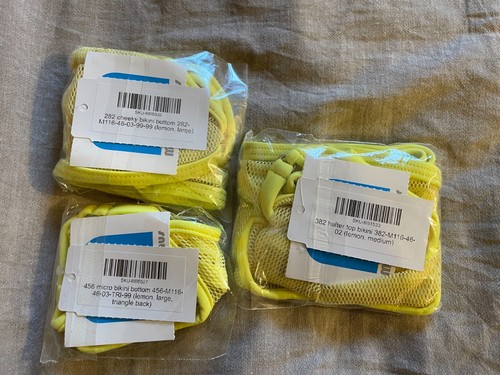 BNWT RARE - 5pcs - Microminimus / Wicked Weasel Micro Mesh Complete Set in Lemon - Picture 8 of 12