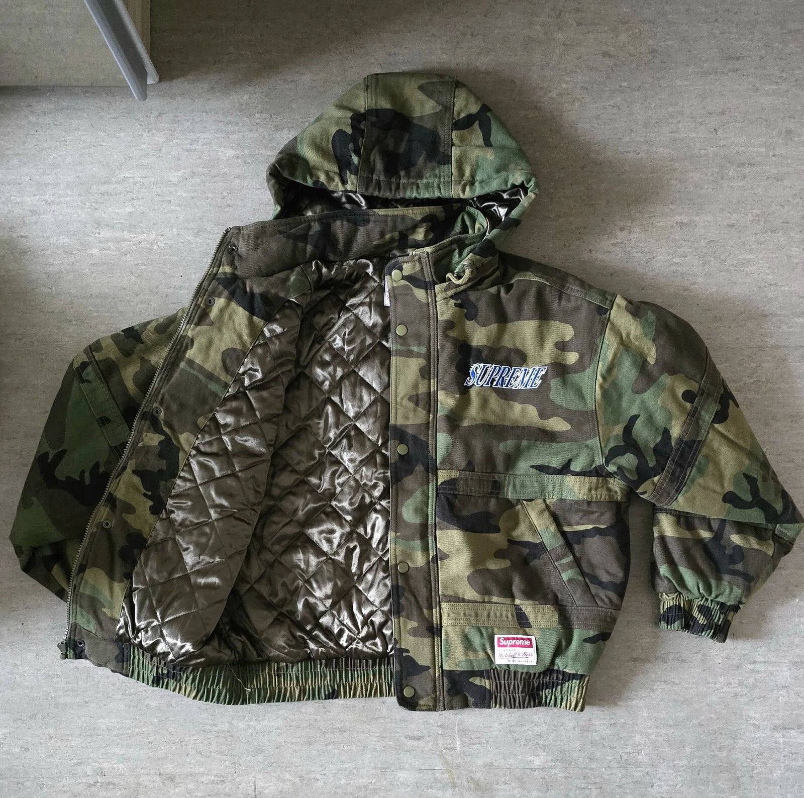 Veste de stade en sergé Supreme x Mitchell & Ness