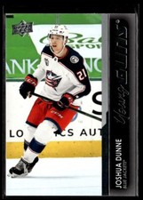 2021-22 Upper Deck Young Guns Joshua Dunne Rookie #218