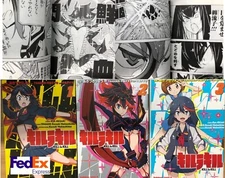 Kill la Kill 1-3 Complete Set Manga Comics Ryo Akizuki Japanese version