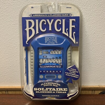 Bicycle Illuminated 2-in-1 Touch Pad Solitaire Handheld Game, 2008 Techno Source