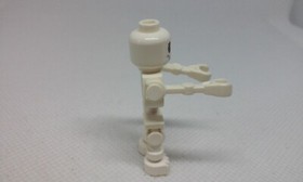 Lego Ninjago Skulkin Skeleton 1 1/2" Red eye Skeleton Bones Authentic Minifigure