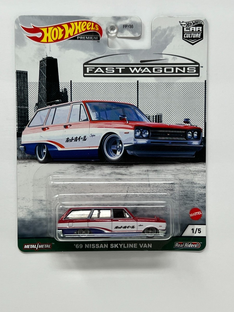 Hot Wheels Premium Fast Wagons '69 Nissan Skyline Van 1:64 Diecast