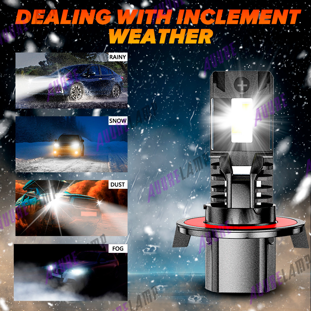 For Ford Explorer Sport Trac 2007-2010 6000K 9008 LED Headlight Hi/Lo Beam Bulbs