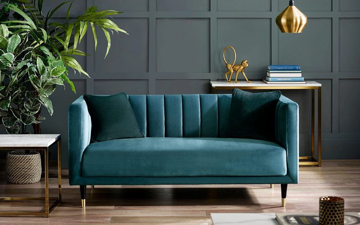 Teal 2024 sofa table