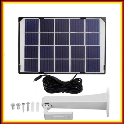 3.7v Charging Panel Waterproof Solar Panel for Wireless Outdoor Security Camera