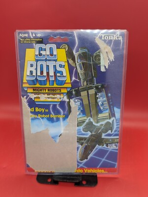 Vintage 1985 GoBots Mighty Robots Tonka bad boy robot bomber #55 Card Back Only