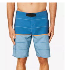 New O'NEILL board shorts swim Hyperfreak Wanderer sz 32  at knee 20" blue