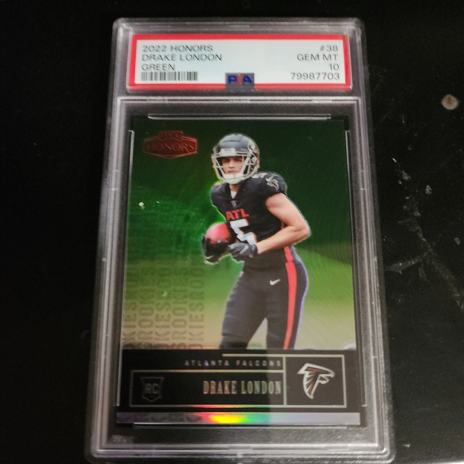 Drake London Panini Honors #38 Green