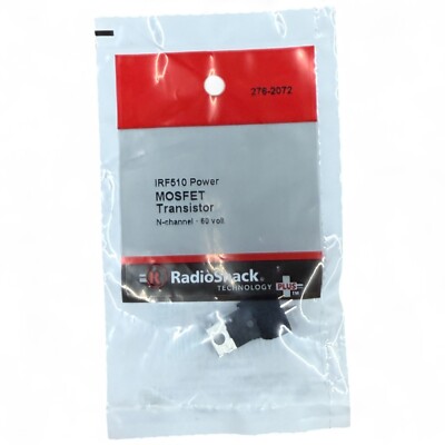 Radioshack IRF510 Power MOSFET Transistor N-Channel 60V 276-2072