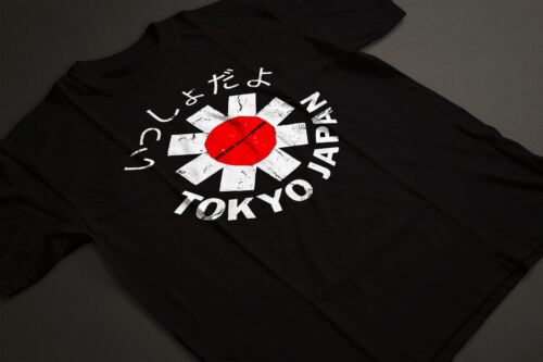 Koszulka Red Hot Chili Peppers Tokyo Japonia (czarna) - Zdjęcie 1 z 2