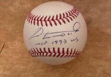 LIVAN HERNANDEZ MVP 1997 WS  SIGNED AUTOGRAPHED M.L. BASEBALL BECKETT AUTH