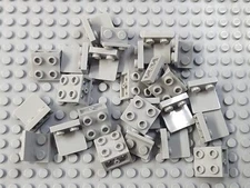 LEGO Lot of 25 Light Bluish Gray 1x2 - 2x2 Inverted Bracket Pieces