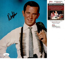 DON ADAMS as MAXWELL SMART AGENT 86 SIGNED 8x10 PHOTO ~ GET SMART ~ JSA COA